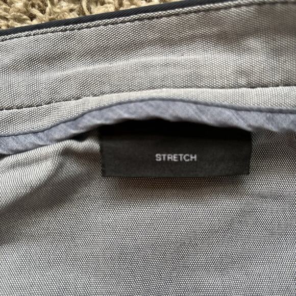 Hugo Boss Stretch Chino Pants Men's 36 Navy Blue Cotton Causal Business Outdoor - Picture 4 of 12